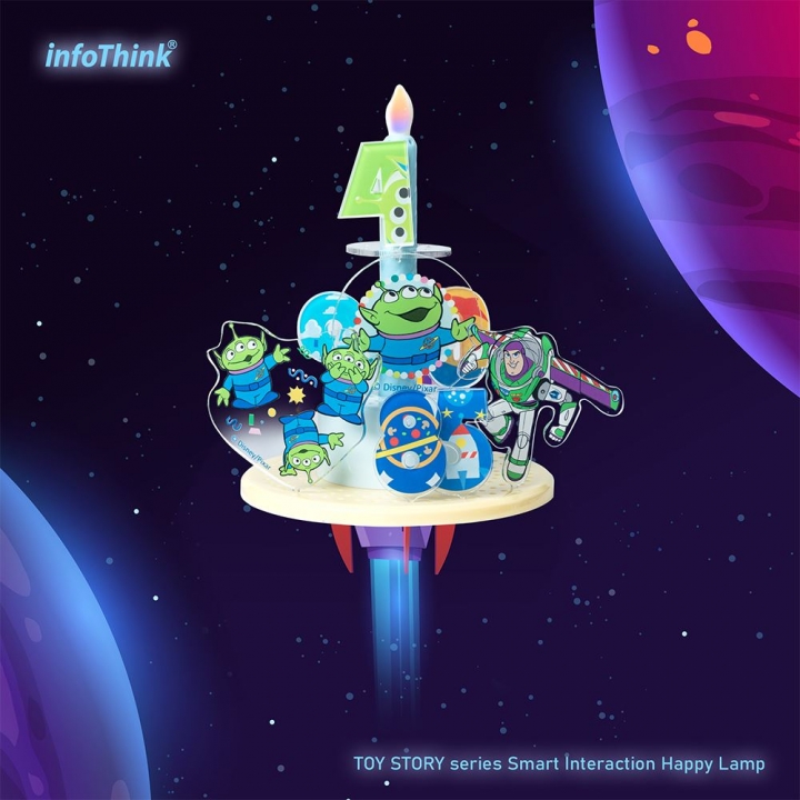 【Infothink】玩具總動員系列智慧擬真電子蠟燭燈（預購商品，4月13日結單）