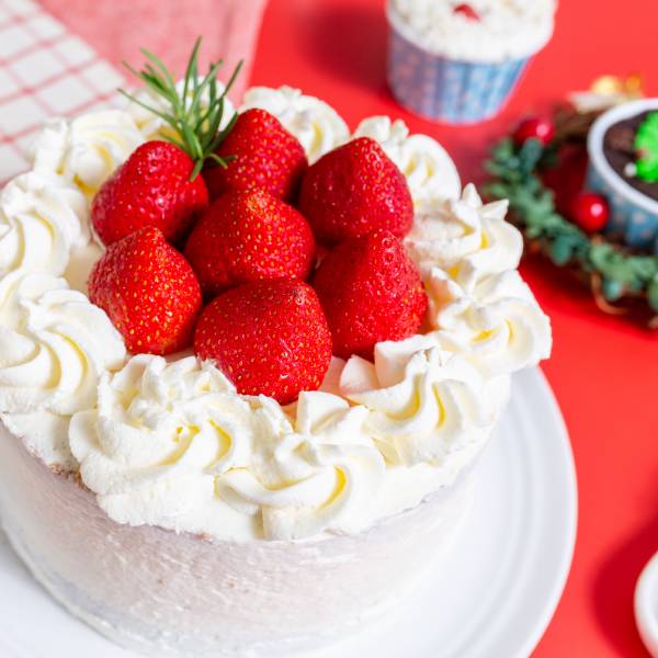 🍓季節限定🍓【甜野新星】雪莓伯爵蛋糕