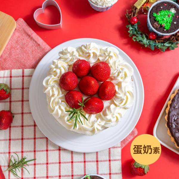 🍓季節限定🍓【甜野新星】雪莓伯爵蛋糕
