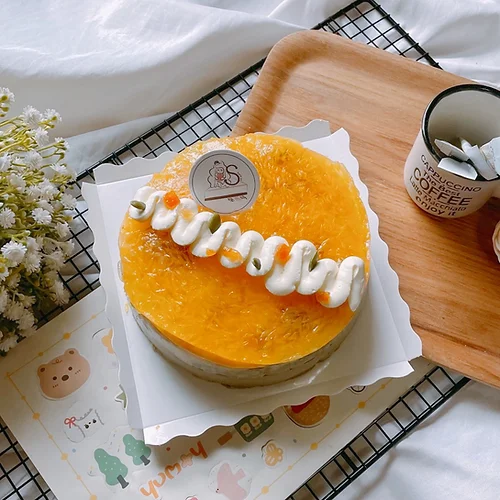 橙香茉莉乳酪蛋糕
