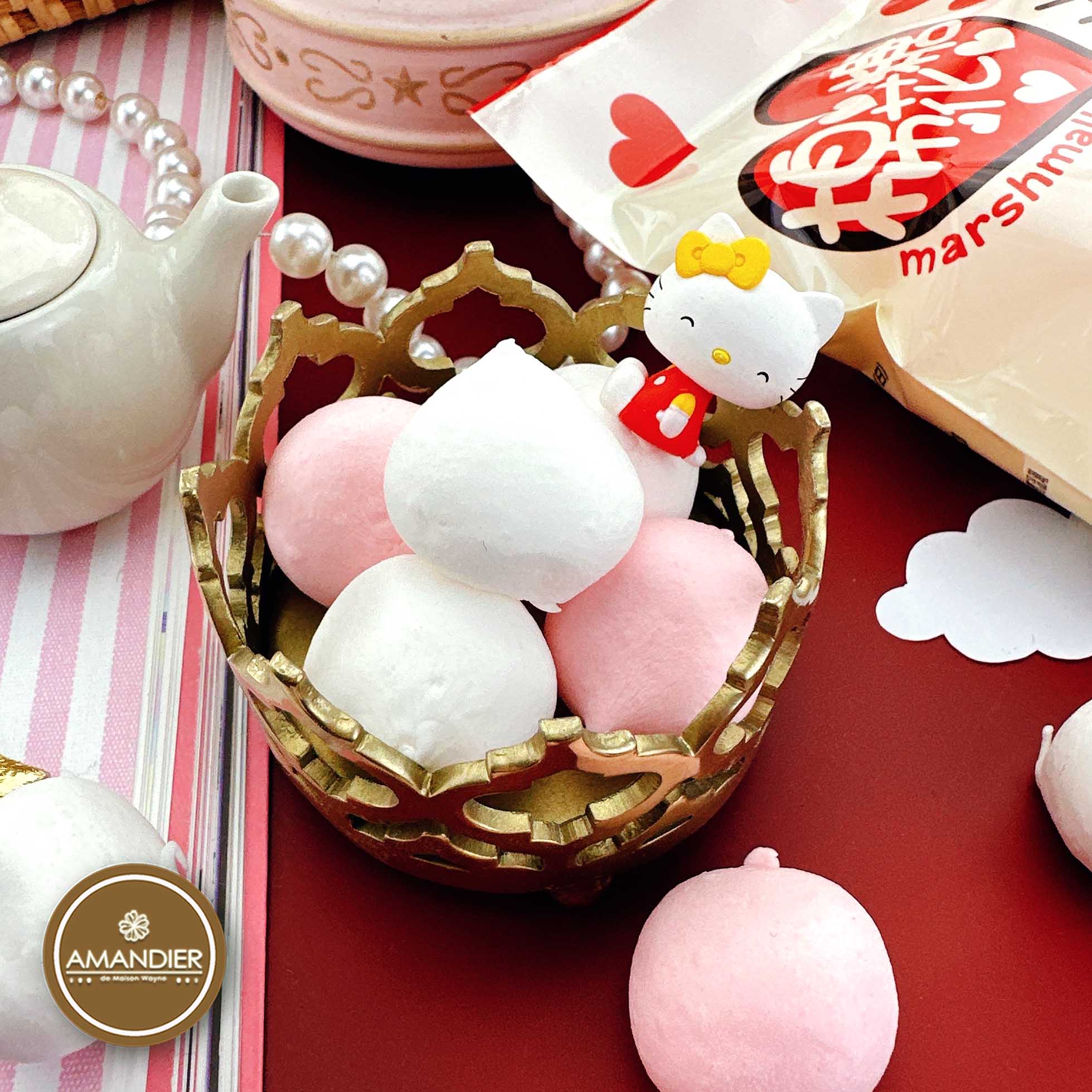 【兩入組】Hello Kitty雙味棉花糖-草莓+香草風味