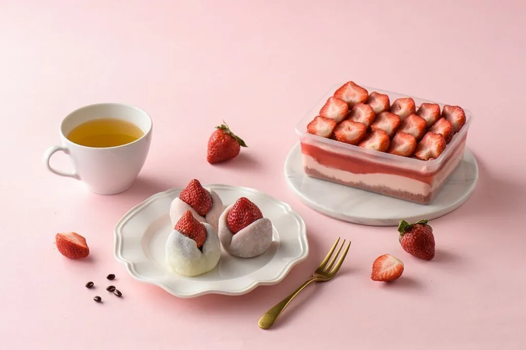 🍓宅配免運組🍓【栗卡朵】任選草莓大福3盒+寶盒蛋糕2盒(宅配免運)