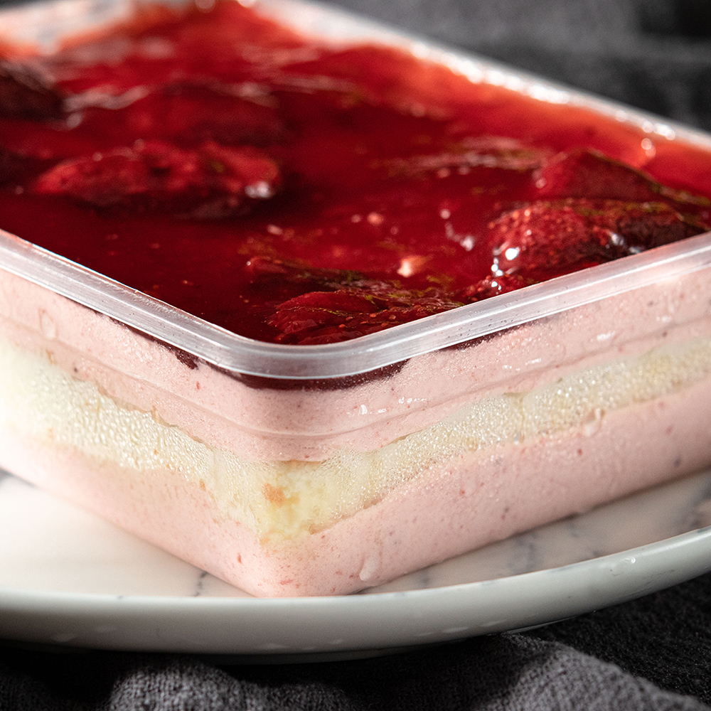 【耐速食品】草莓慕斯蛋糕盒