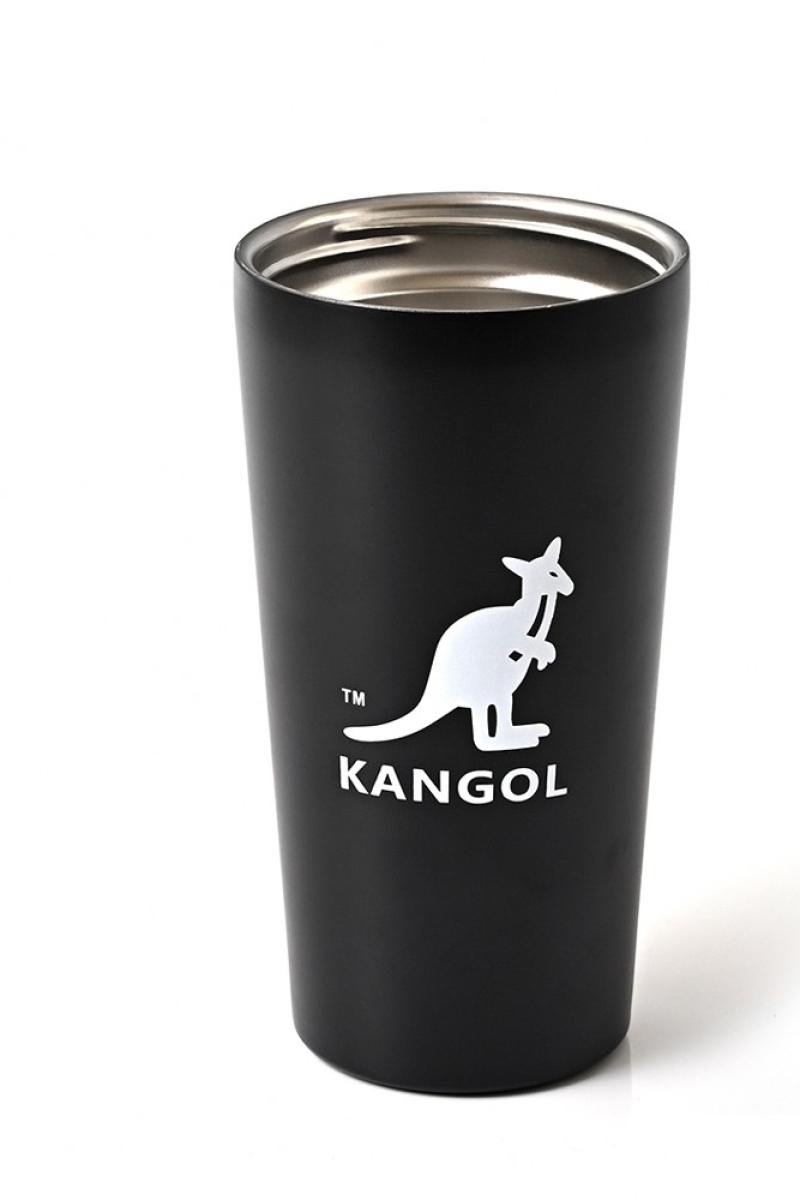 【Kangol】  消光黑 不鏽鋼咖啡杯