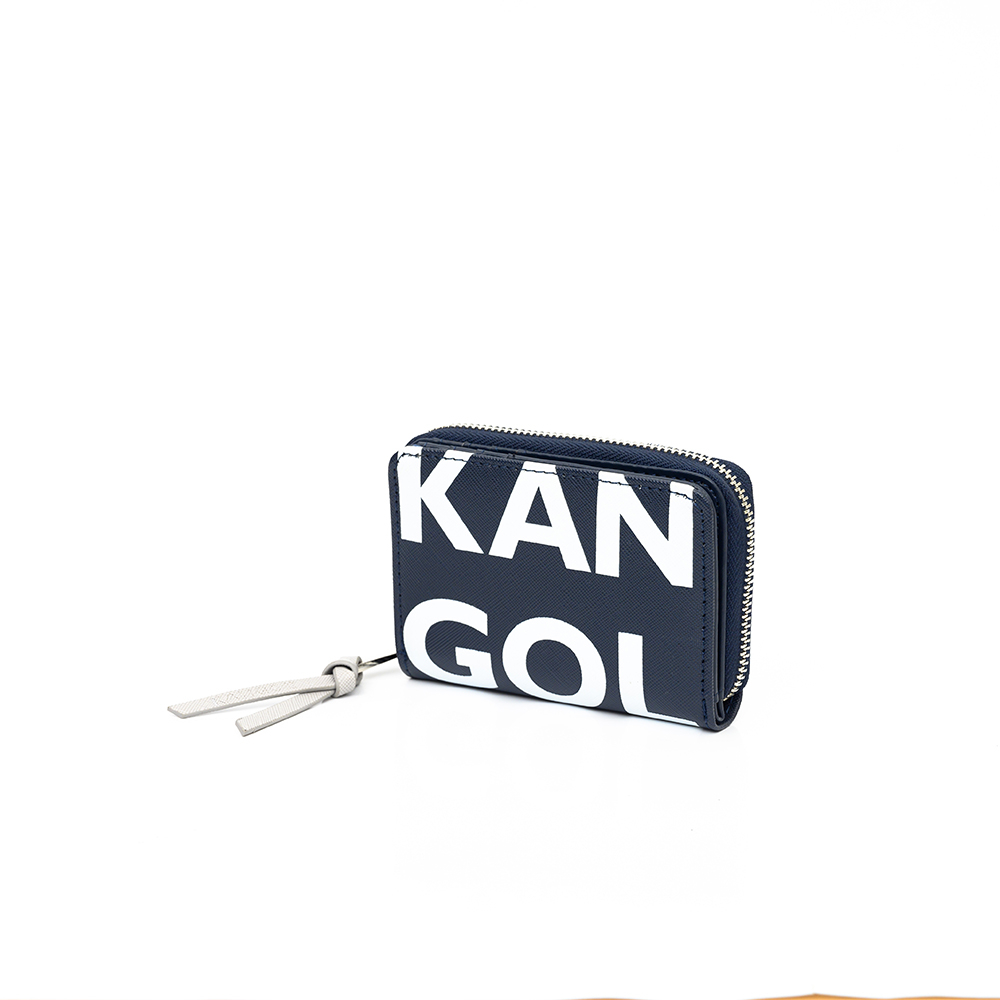 【Kangol】 字母logo皮夾
