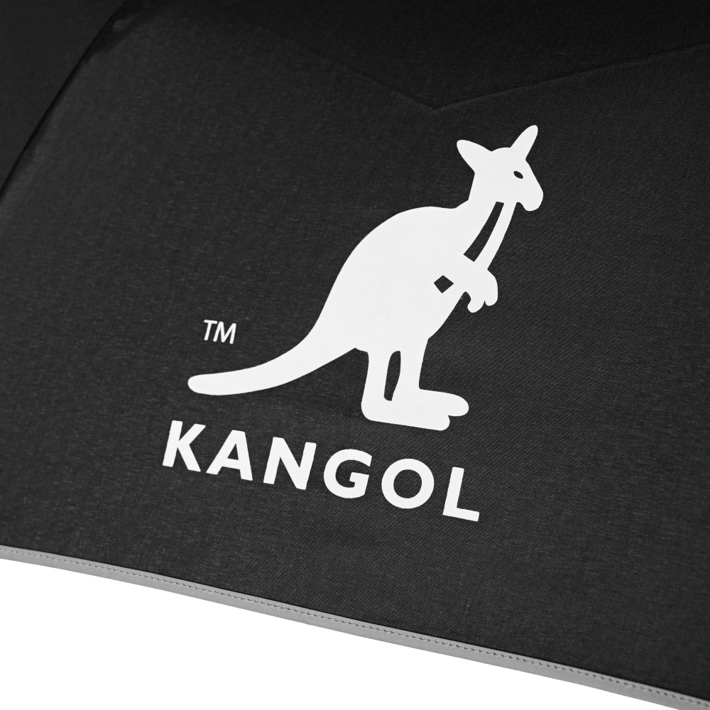 【Kangol】晴雨兩用自動摺疊 短傘 (2色)