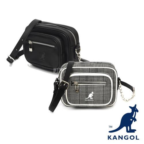 【Kangol】 鏈袋相機包 附贈零錢包