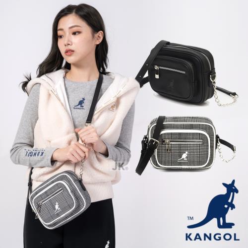 【Kangol】 鏈袋相機包 附贈零錢包
