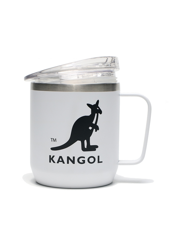 【Kangol】 不鏽鋼保溫杯 (白色)