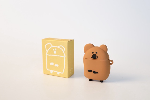韓國🇰🇷 正版 Dinotaeng 短尾矮袋鼠 文創-Quokkapod短尾矮袋鼠 Airpods保護套