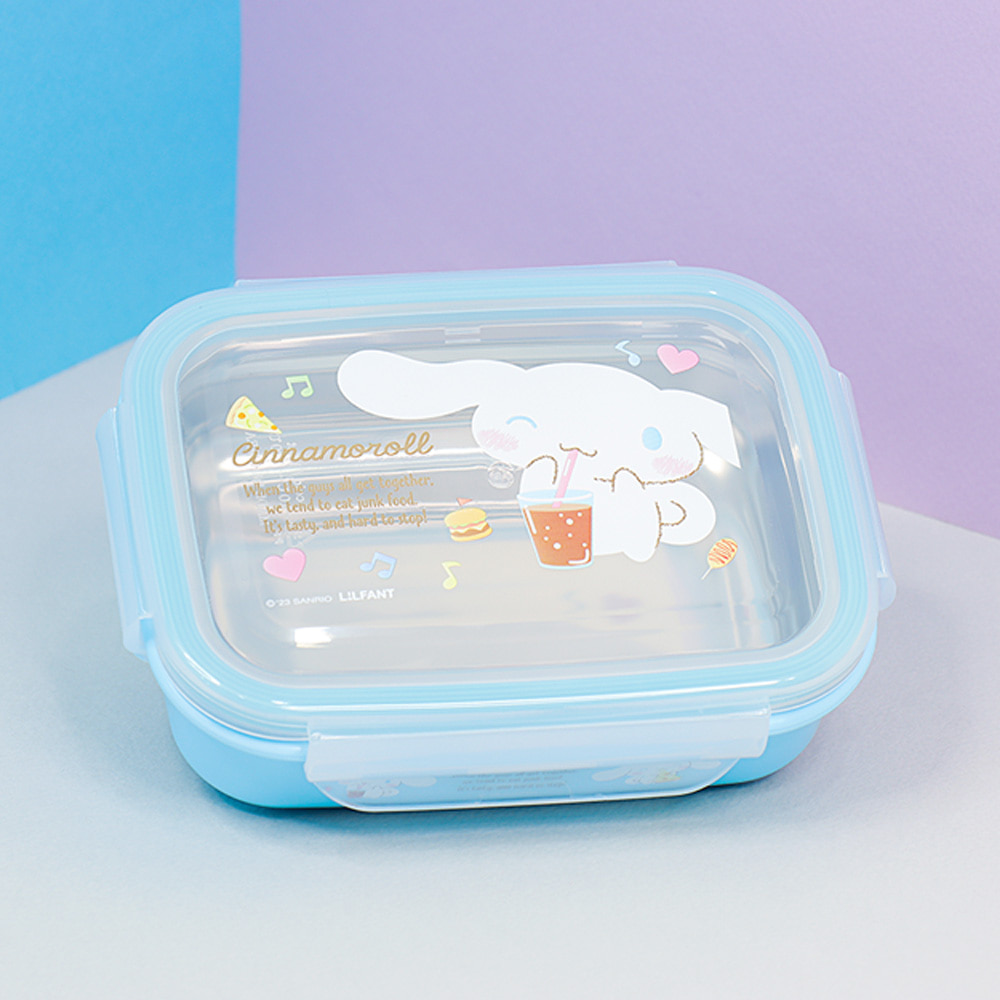 韓國🇰🇷 正版 LILFANT 三麗鷗 大耳狗喜拿 樂扣方餐盒 320ml