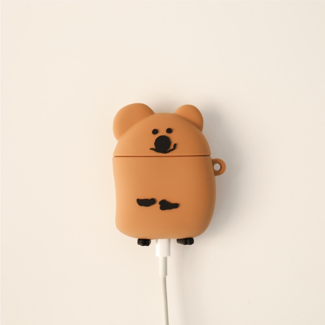 韓國🇰🇷 正版 Dinotaeng 短尾矮袋鼠 文創-Quokkapod短尾矮袋鼠 Airpods保護套