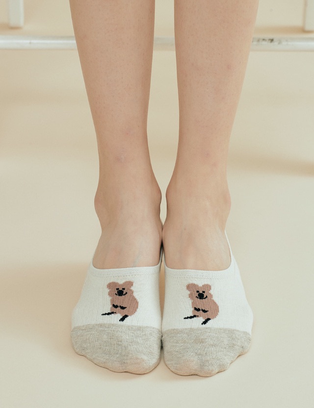 韓國🇰🇷 正版 Dinotaeng文創-短尾矮袋鼠 船型襪/隱形襪