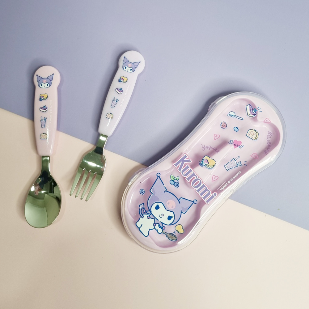 韓國🇰🇷 正版 LILFANT 三麗鷗 酷洛米 湯叉盒