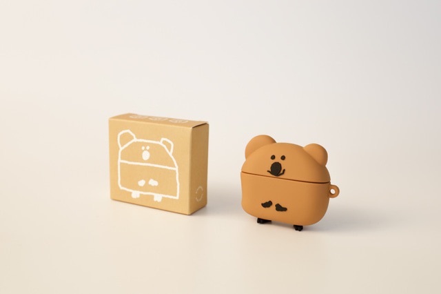 韓國🇰🇷 正版 Dinotaeng 短尾矮袋鼠 文創-Quokkapod短尾矮袋鼠 Airpods保護套