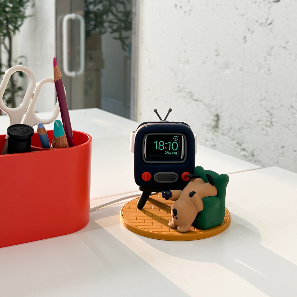 韓國🇰🇷 正版 Dinotaeng文創-Quokka短尾矮袋鼠沙發馬鈴薯Apple Watch充電座