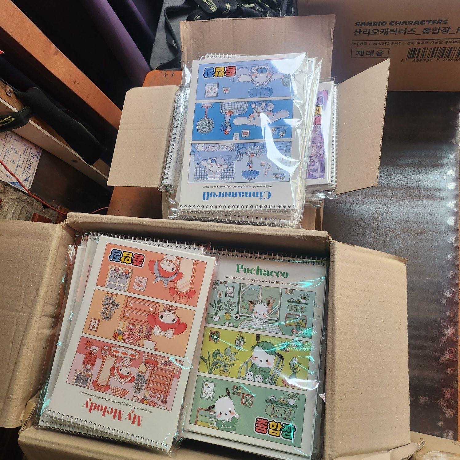 ❗🇰🇷韓國正品❗三麗鷗角色筆記本 美樂蒂 酷洛米 大耳狗 帕恰狗