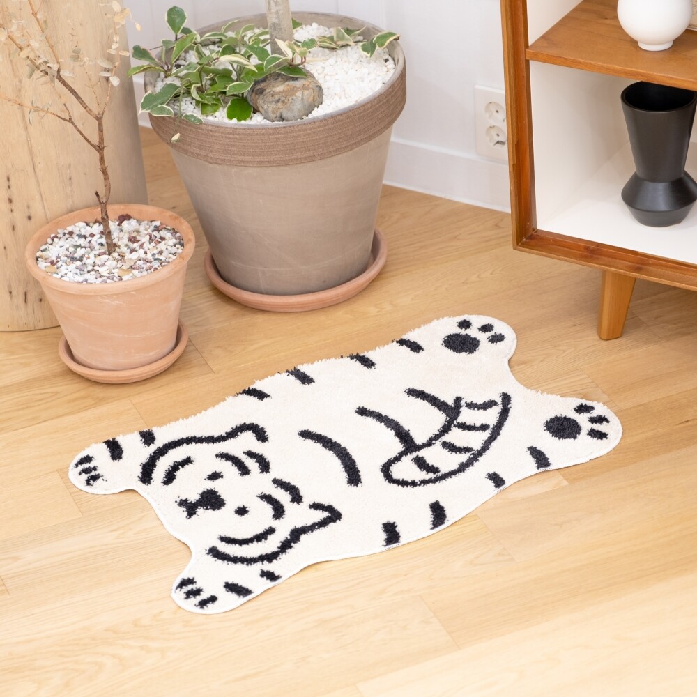 韓國🇰🇷 正版 MUZIK TIGER文創-Flat Tiger Rug 地毯（2款）