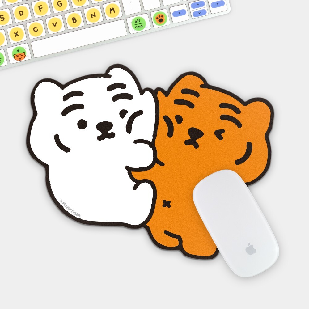 韓國🇰🇷 正版 MUZIK TIGER文創-PVC Mouse Pad 滑鼠墊(5款)