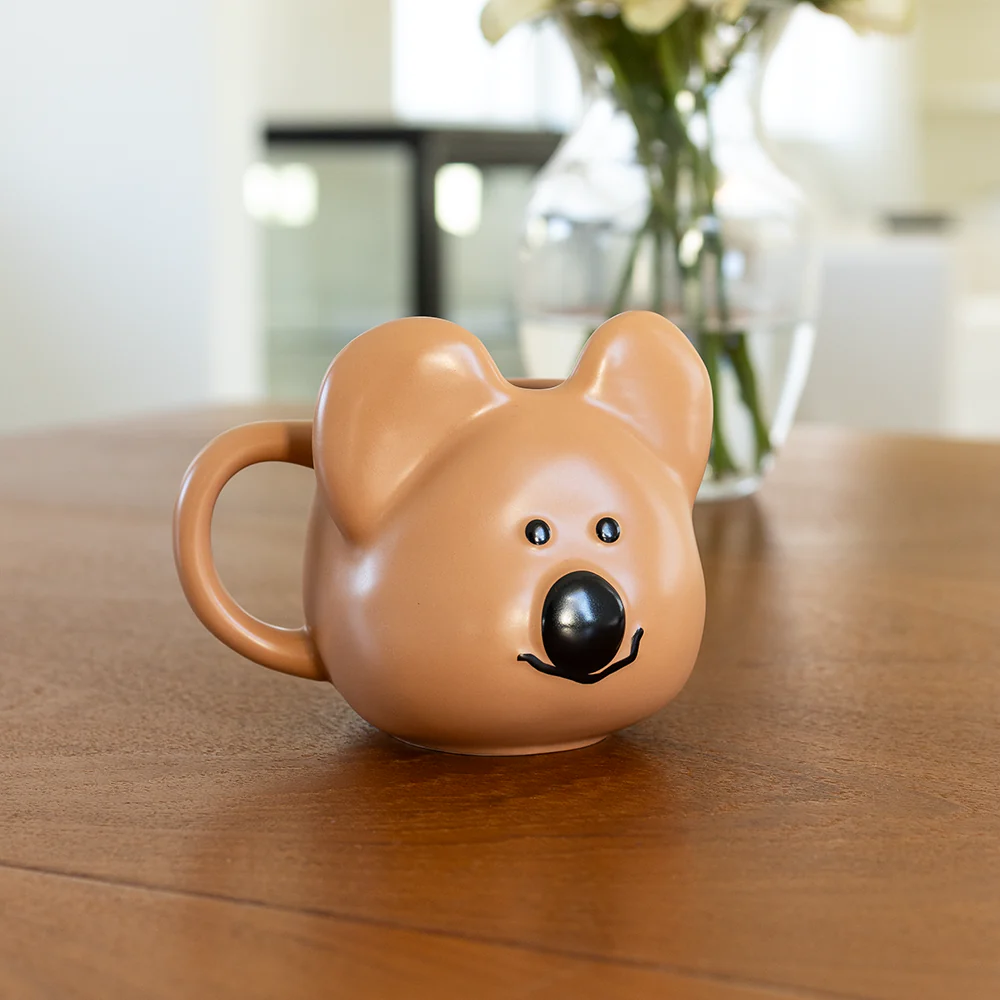 韓國🇰🇷 正版 Dinotaeng文創-Quokka短尾矮袋鼠 & BOBO熊 Mug Cup 陶瓷馬克杯 2款