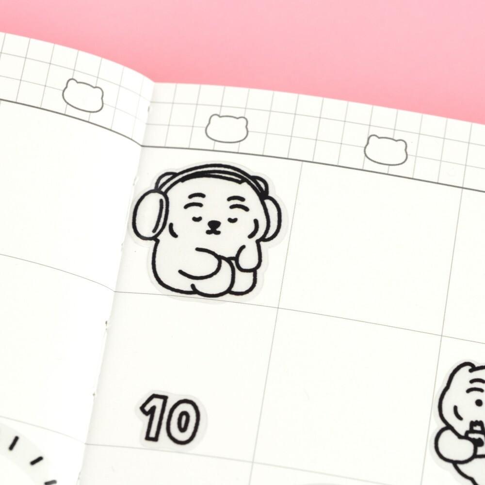 韓國🇰🇷 正版 MUZIK TIGER文創-Diary Deco stickers 貼紙（2款）