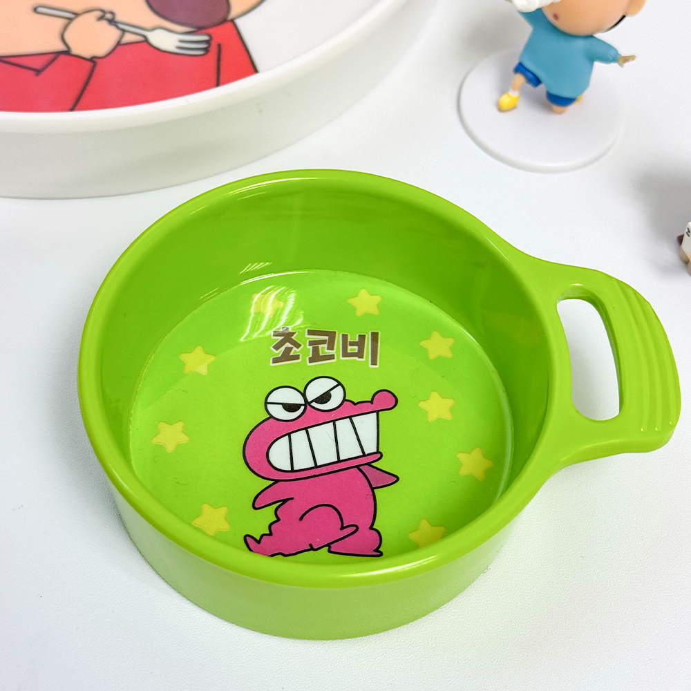 ❗️🇰🇷 ❗️韓國正版 蠟筆小新  深碗  泡麵碗 巧克比 餐具（綠色）