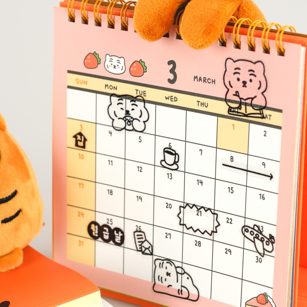 韓國🇰🇷 正版 MUZIK TIGER文創-Diary Deco stickers 貼紙（2款）