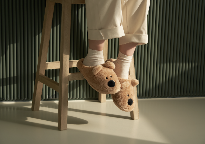 韓國🇰🇷 正版 Dinotaeng文創-短尾矮袋鼠系列 短尾矮袋鼠Quokka 毛毛室內拖鞋