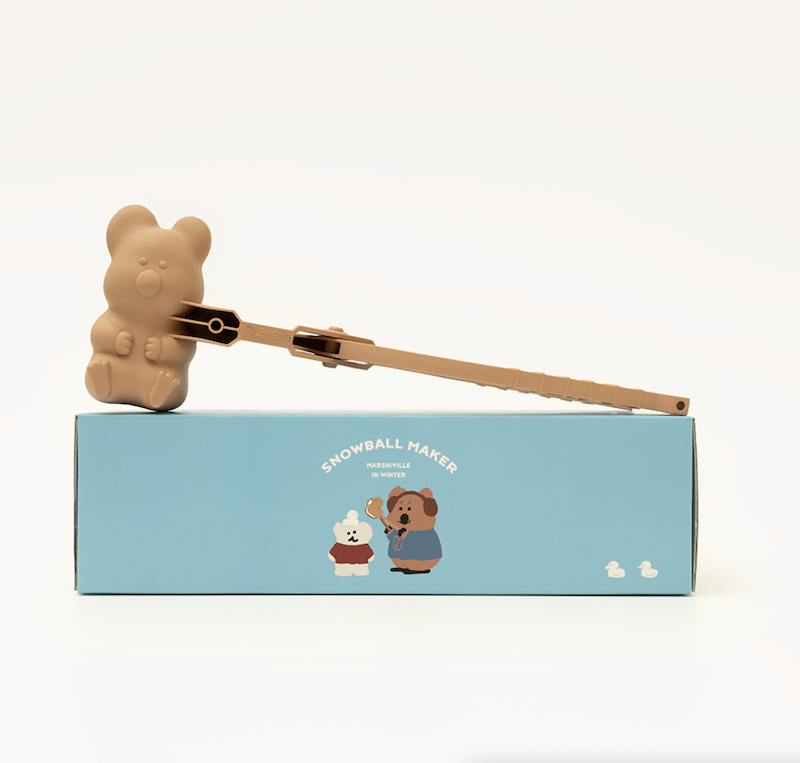 韓國🇰🇷 正版 Dinotaeng文創-短尾矮袋鼠Quokka Snowball Maker  雪球夾子 玩雪神器 夾雪球模具 玩沙工具 沙球夾