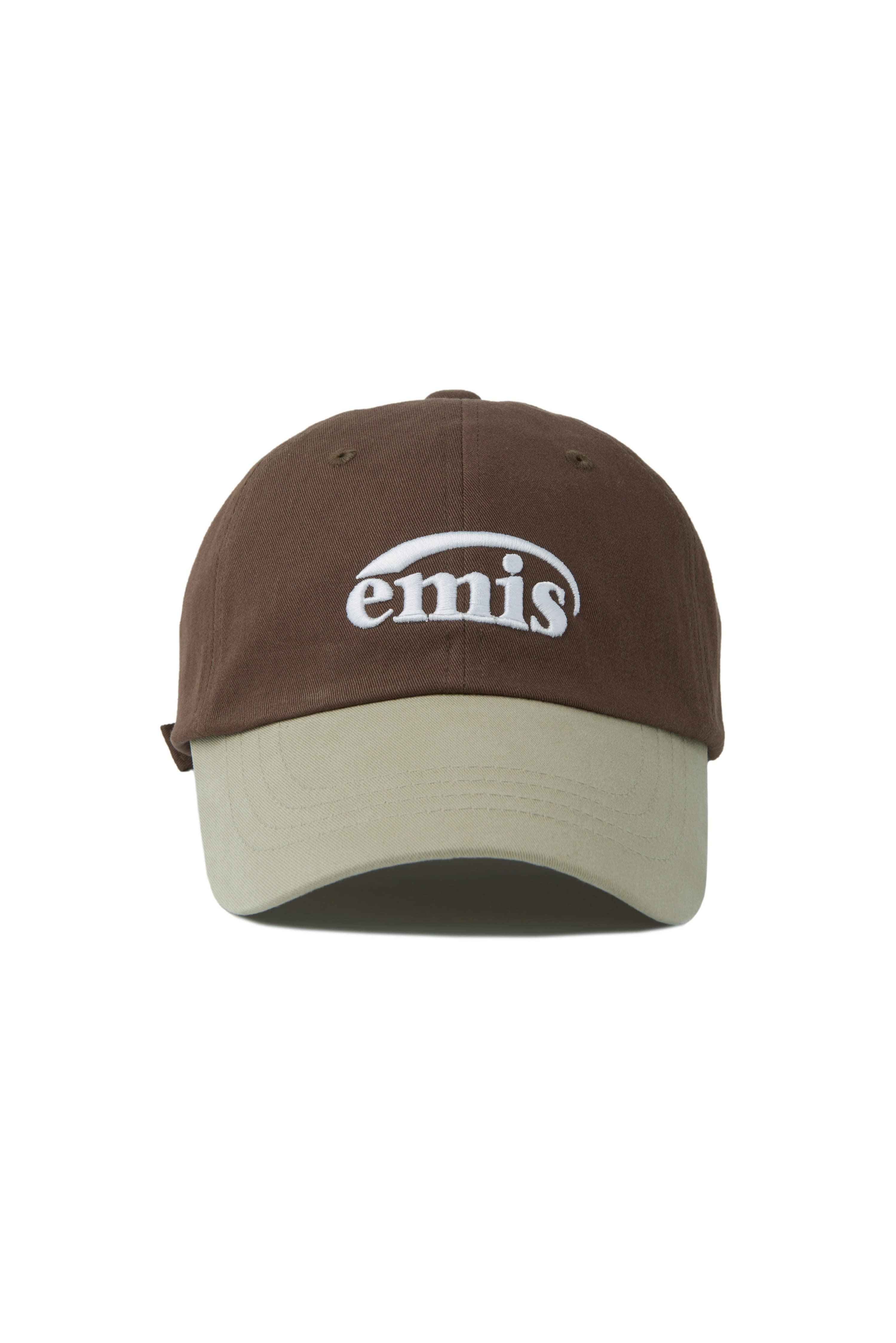 ❗🇰🇷韓國正版❗ emis 帽子 EMIS字母刺繡 MIX 拼接色 休閒可調節棒球帽 （7色可選）