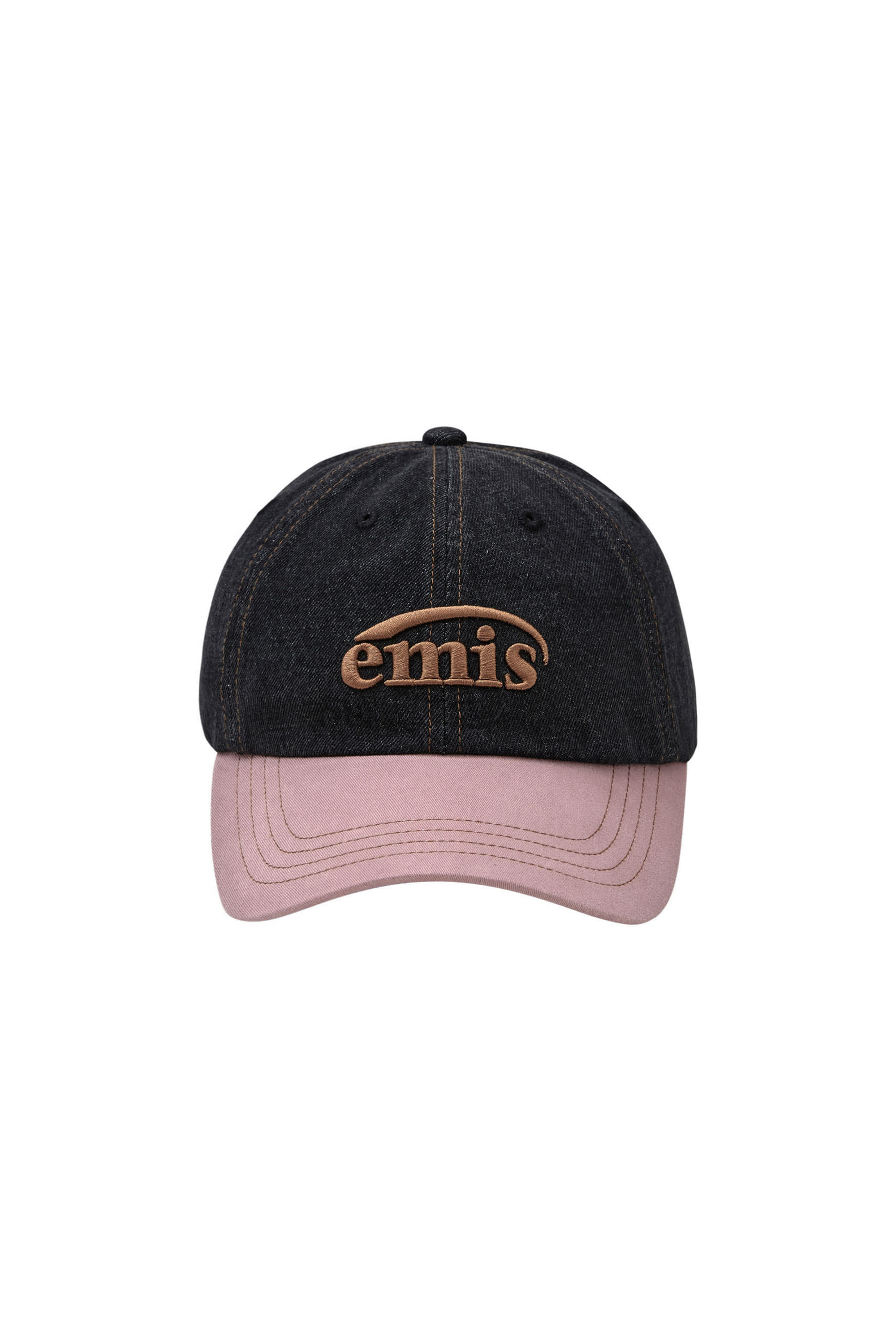 ❗🇰🇷韓國正版❗ emis 帽子 EMIS字母刺繡 休閒可調節拼接色棒球帽 （6色可選）