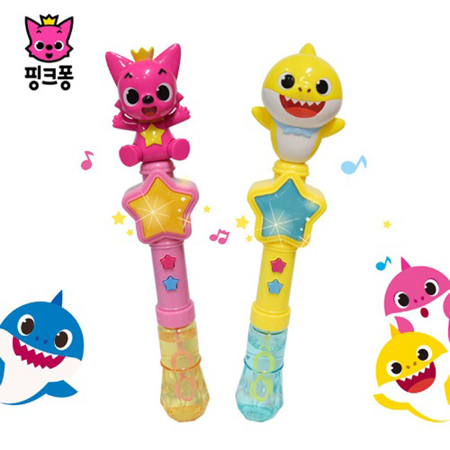 ❗🇰🇷韓國正版❗🇰🇷 pinkfong 碰碰狐 babyshark 鯊魚寶寶 聲光泡泡機 聲光音樂泡泡