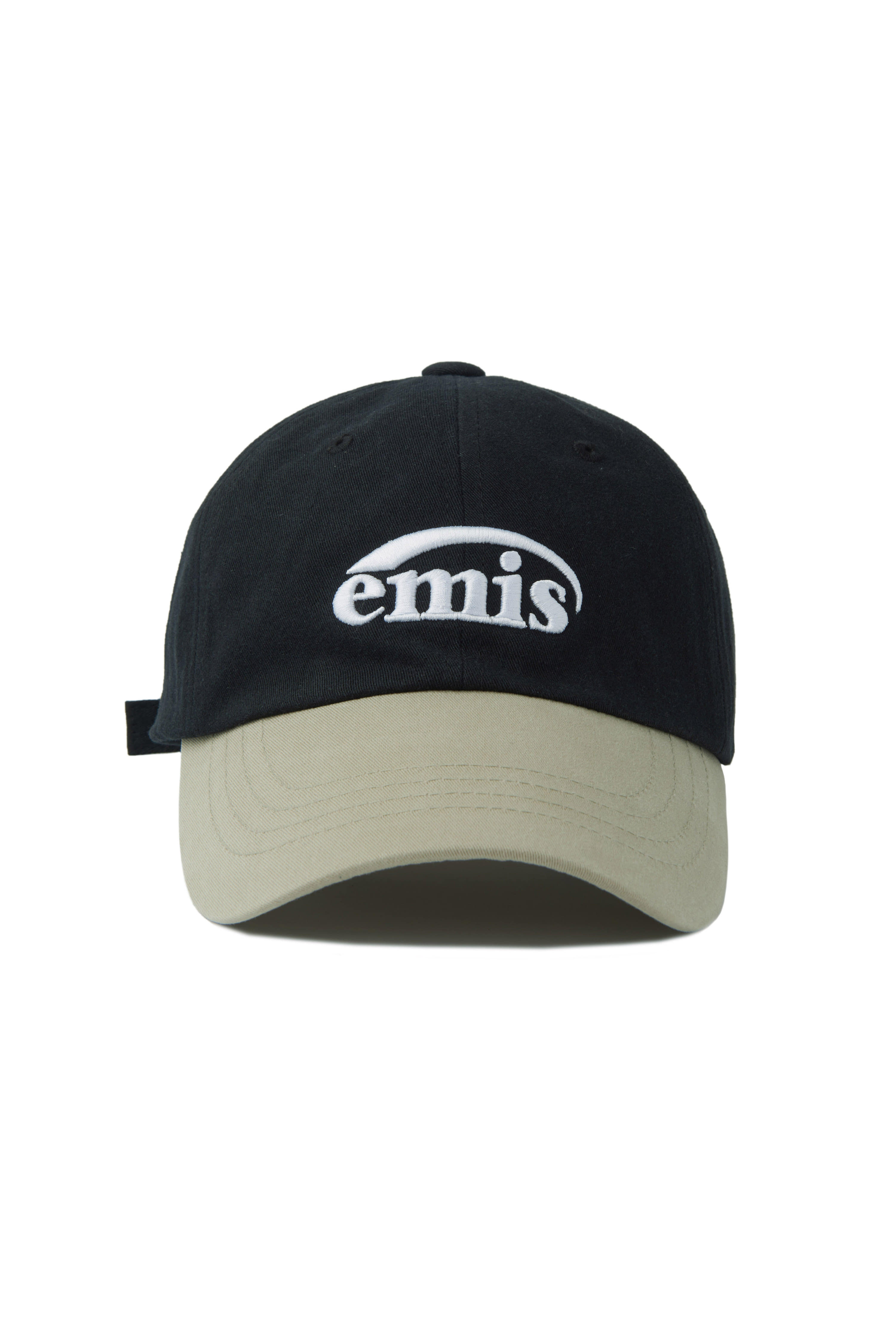 ❗🇰🇷韓國正版❗ emis 帽子 EMIS字母刺繡 MIX 拼接色 休閒可調節棒球帽 （7色可選）