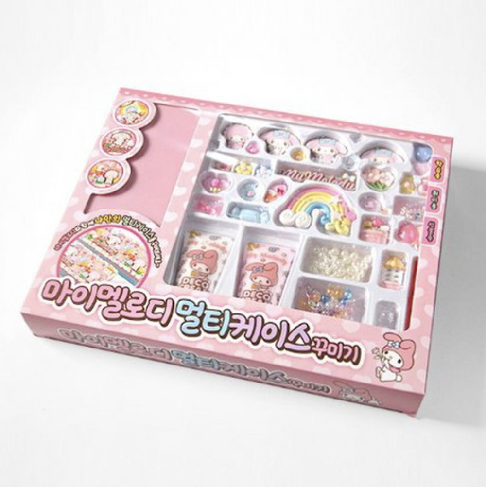 韓國🇰🇷 正版 三麗鷗 美樂蒂 酷洛米 奶油膠文具盒 鉛筆盒 手工DIY奶油膠文具盒