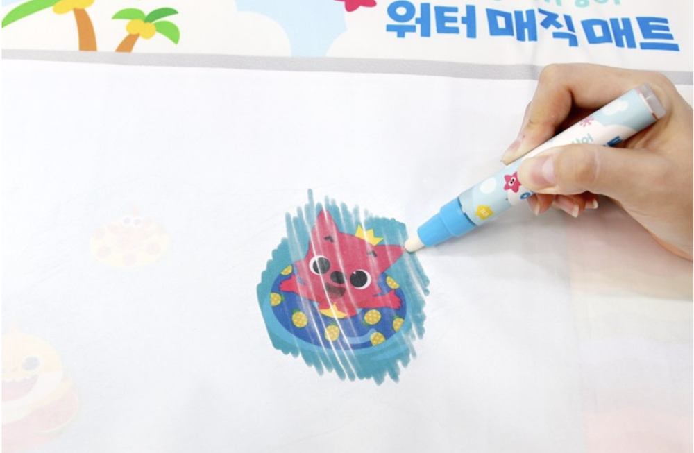 ❗🇰🇷韓國正版❗pinkfong 碰碰狐 babyshark 鯊魚寶寶 水畫布 兒童繪畫