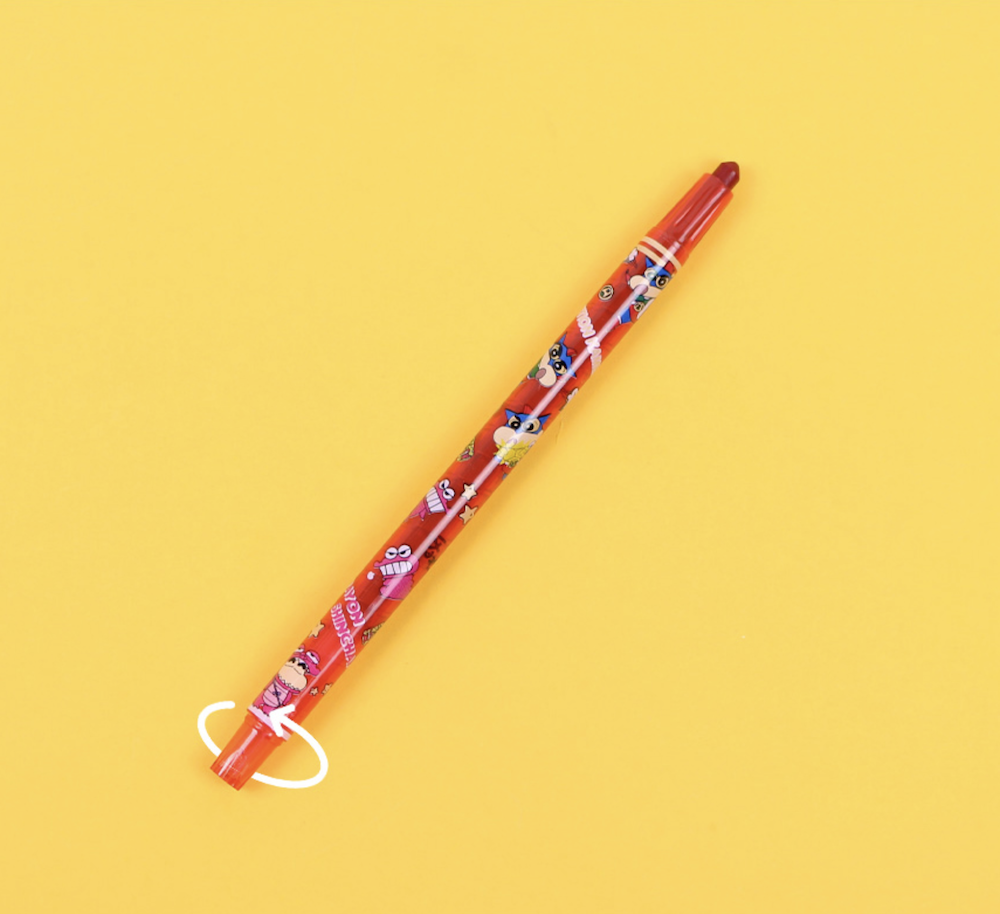 ❗️蠟筆小新❗️韓國正版 蠟筆小新 12色旋轉式蠟筆塗鴨筆