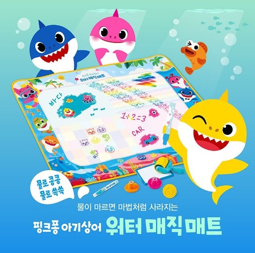 ❗🇰🇷韓國正版❗🇰🇷 pinkfong 碰碰狐 babyshark 鯊魚寶寶 水畫布 兒童繪畫