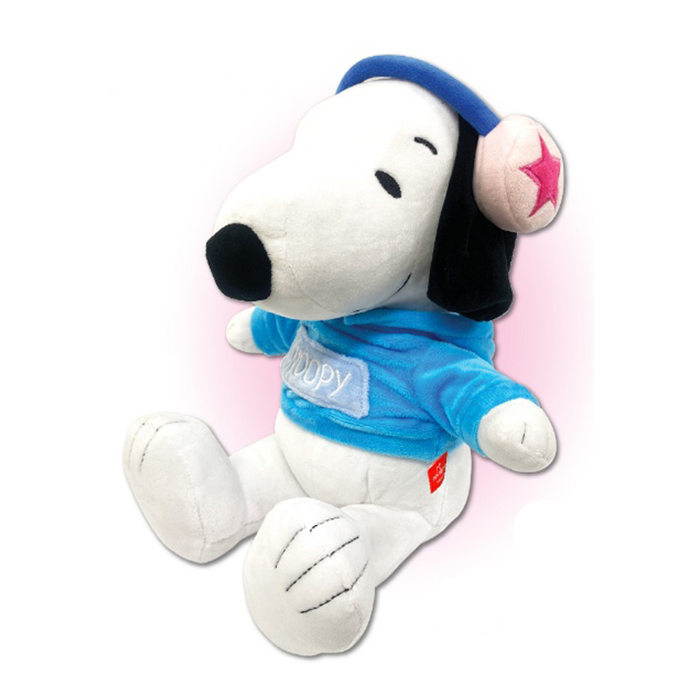 韓國🇰🇷 正版 SNOOPY 史努比 玩偶 耳機史努比 25cm娃娃 禮物