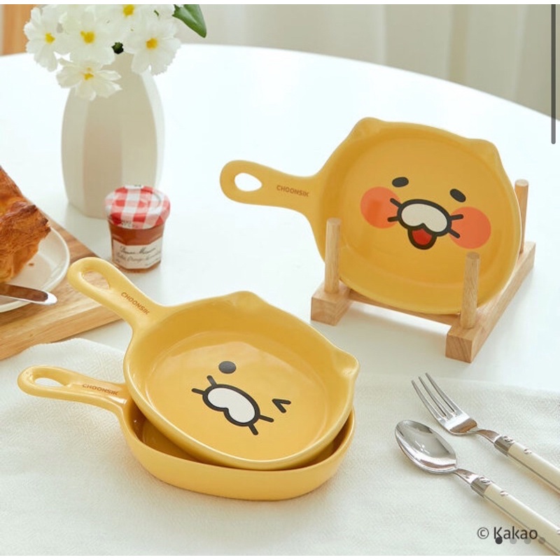 韓國🇰🇷 正版 KAKAO Choonsik 陶瓷餐盤組 春植陶瓷餐盤 一組兩入