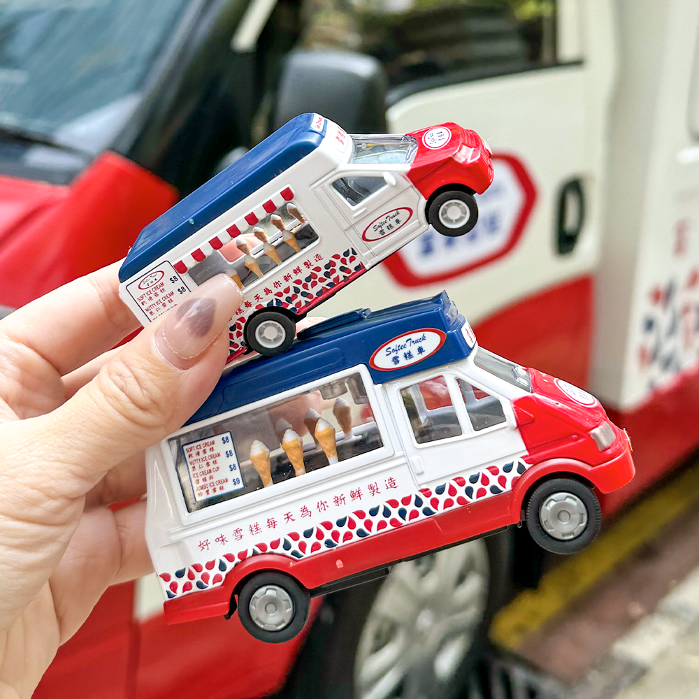 【新興玩具】 香港地系列 合金回力雪糕車 迷你雪糕車 發聲雪糕車 發聲好味雪糕車 模型車 小汽車 小車車 大台