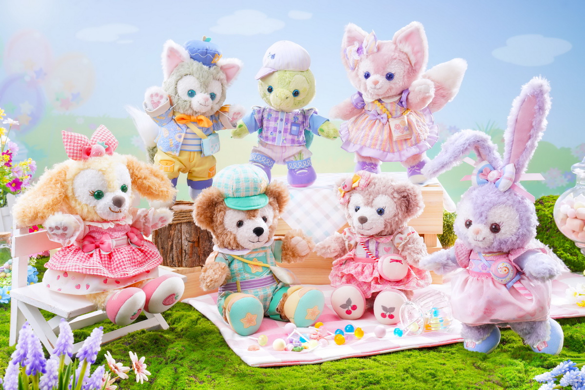 ❗️2024春季限定❗️【香港迪士尼樂園】 Duffy與好友春日糖果系列絨毛玩偶 大娃娃