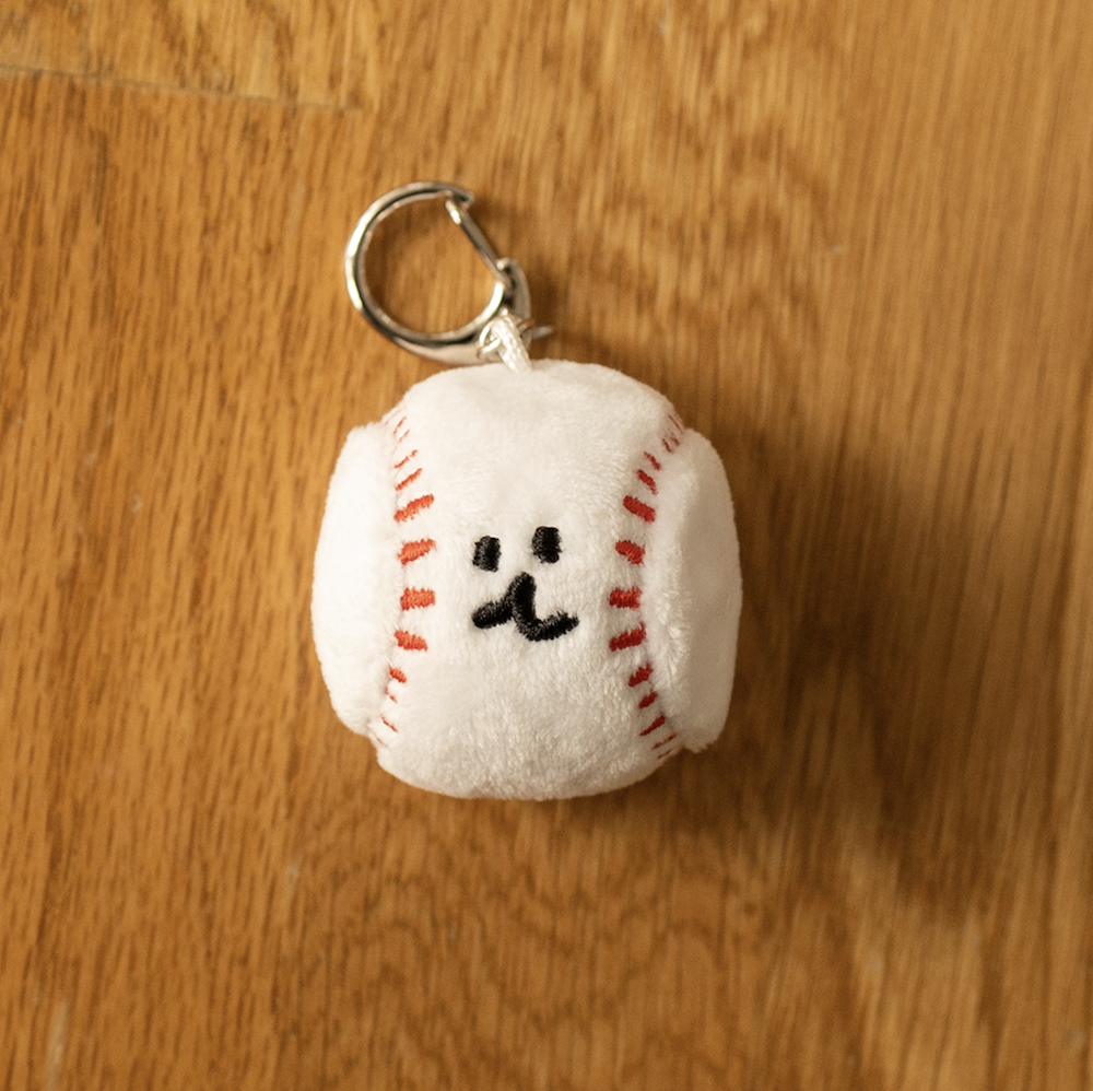 韓國🇰🇷 正版 Dinotaeng文創-BOBO Baseball Keyring 微笑袋鼠 短尾袋鼠 矮袋鼠 棉花糖 鑰匙扣吊飾