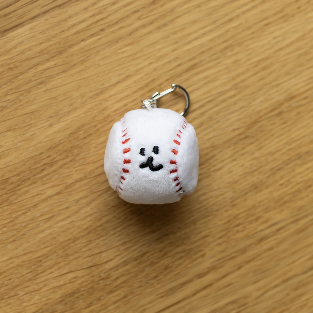 韓國🇰🇷 正版 Dinotaeng文創-BOBO Baseball Keyring 微笑袋鼠 短尾袋鼠 矮袋鼠 棉花糖 鑰匙扣吊飾