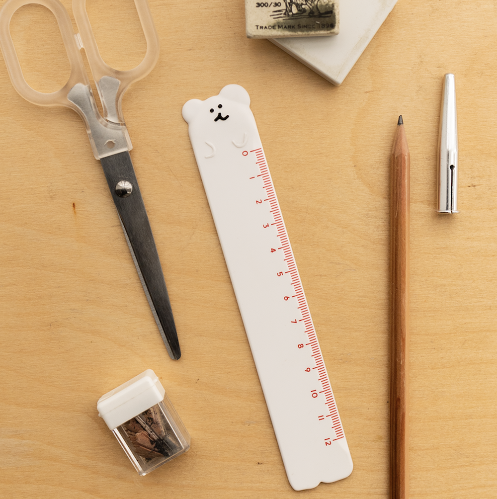 韓國🇰🇷 正版 Dinotaeng文創-Quokka & BOBO 12cm Stick Ruler 微笑袋鼠 短尾袋鼠 矮袋鼠 棉花糖 造型直尺（2款）