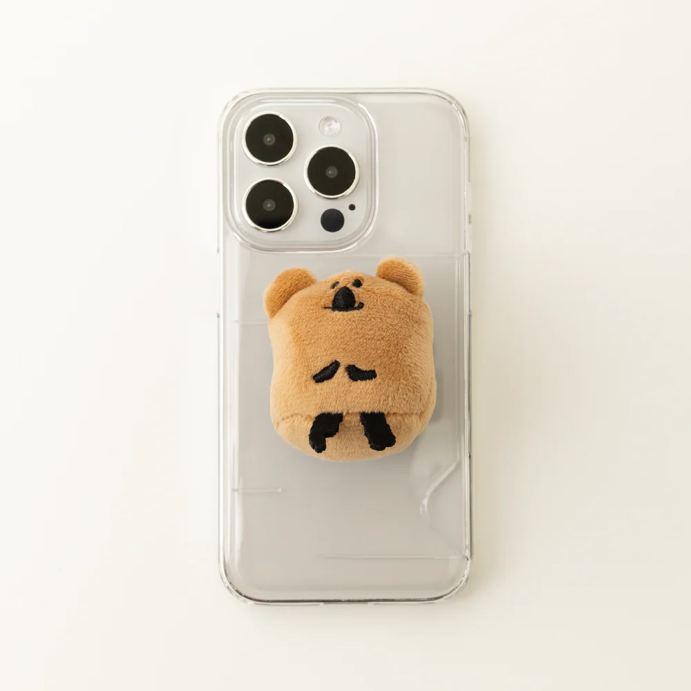 韓國🇰🇷 正版 Dinotaeng文創-Potato Quokkapop 微笑袋鼠 短尾袋鼠 矮袋鼠 棉花糖 立體娃娃手機支架