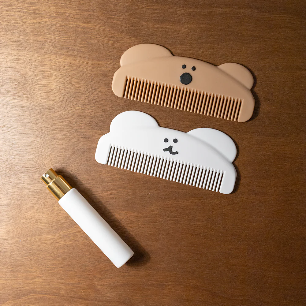 韓國🇰🇷 正版 Dinotaeng文創-Quokka & BOBO Hairbrush 微笑袋鼠 短尾袋鼠 矮袋鼠 BOBO熊 造型梳子（2款）
