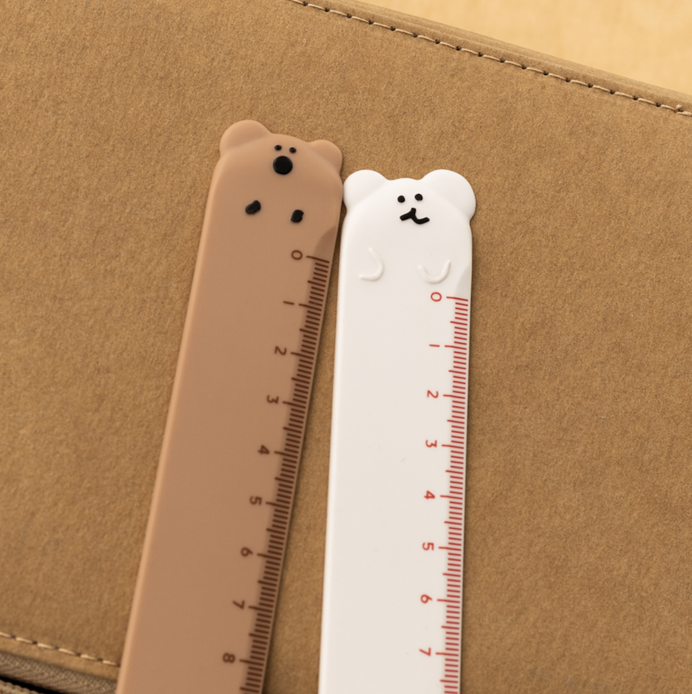 韓國🇰🇷 正版 Dinotaeng文創-Quokka & BOBO 12cm Stick Ruler 微笑袋鼠 短尾袋鼠 矮袋鼠 棉花糖 造型直尺（2款）