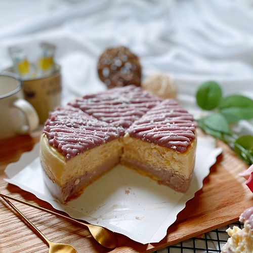 鮮芋綿綿重乳酪蛋糕(六吋)