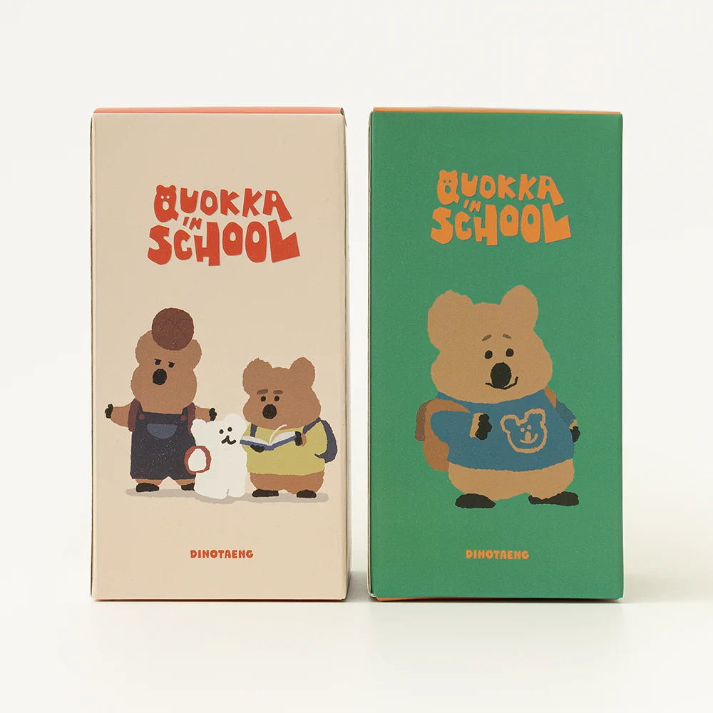 韓國🇰🇷 正版 Dinotaeng文創-Quokka in School Tumbler 微笑袋鼠 短尾袋鼠 矮袋鼠 隨行杯（2款）
