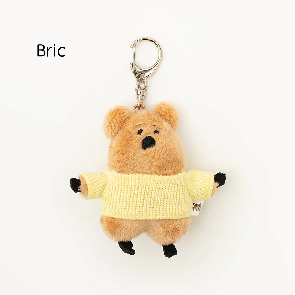 韓國🇰🇷 正版 Dinotaeng文創-Quokka in School Flat fur keyring 微笑袋鼠 短尾袋鼠 矮袋鼠 棉花糖 角色公仔鎖匙扣（7款）